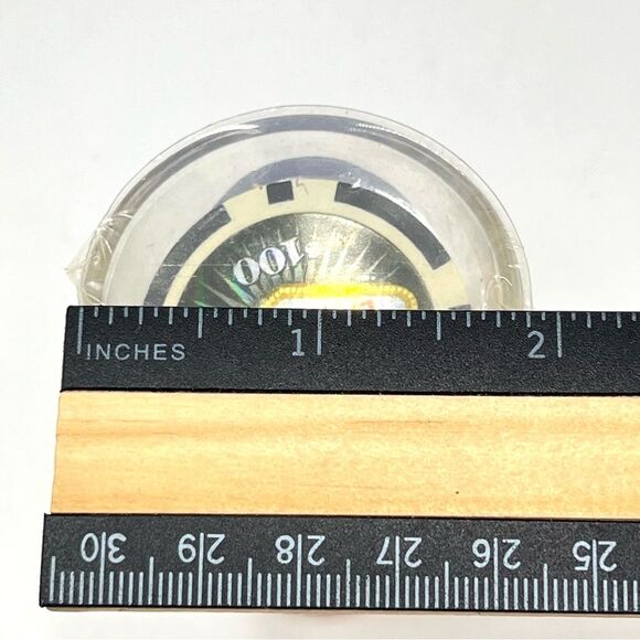 Las Vegas Shot Glass Welcome & Come Back‎ Soon Souvenir Poker Chip & Red Dice - Picture 5 of 7